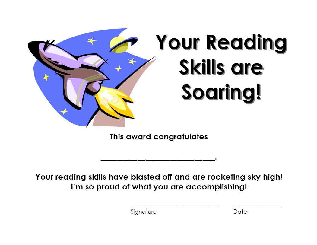 Your Reading Skills are Soaring!