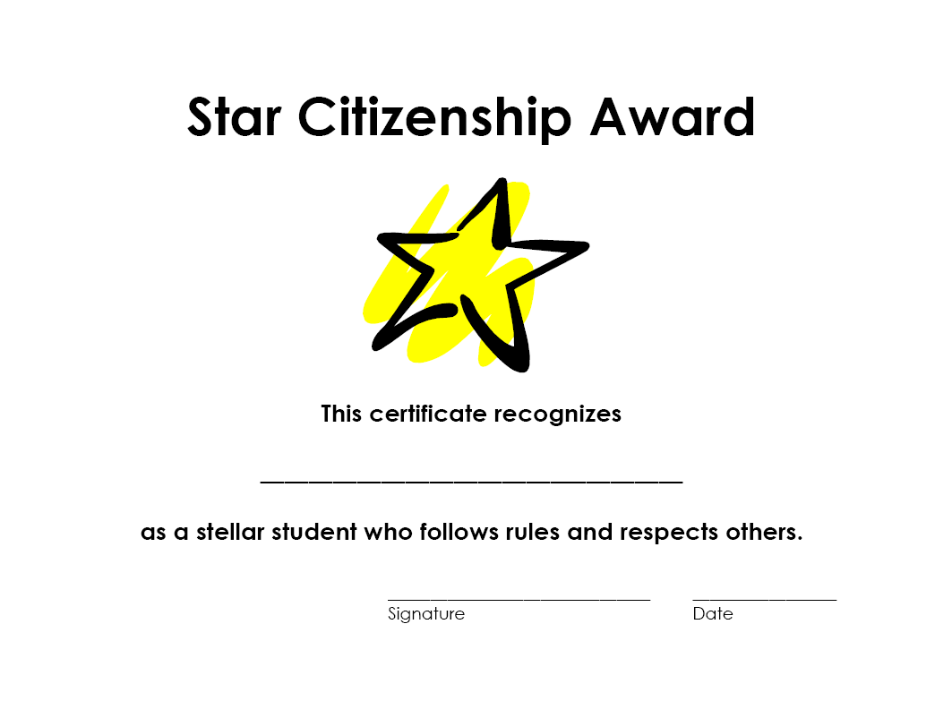 Star Citizenship Award
