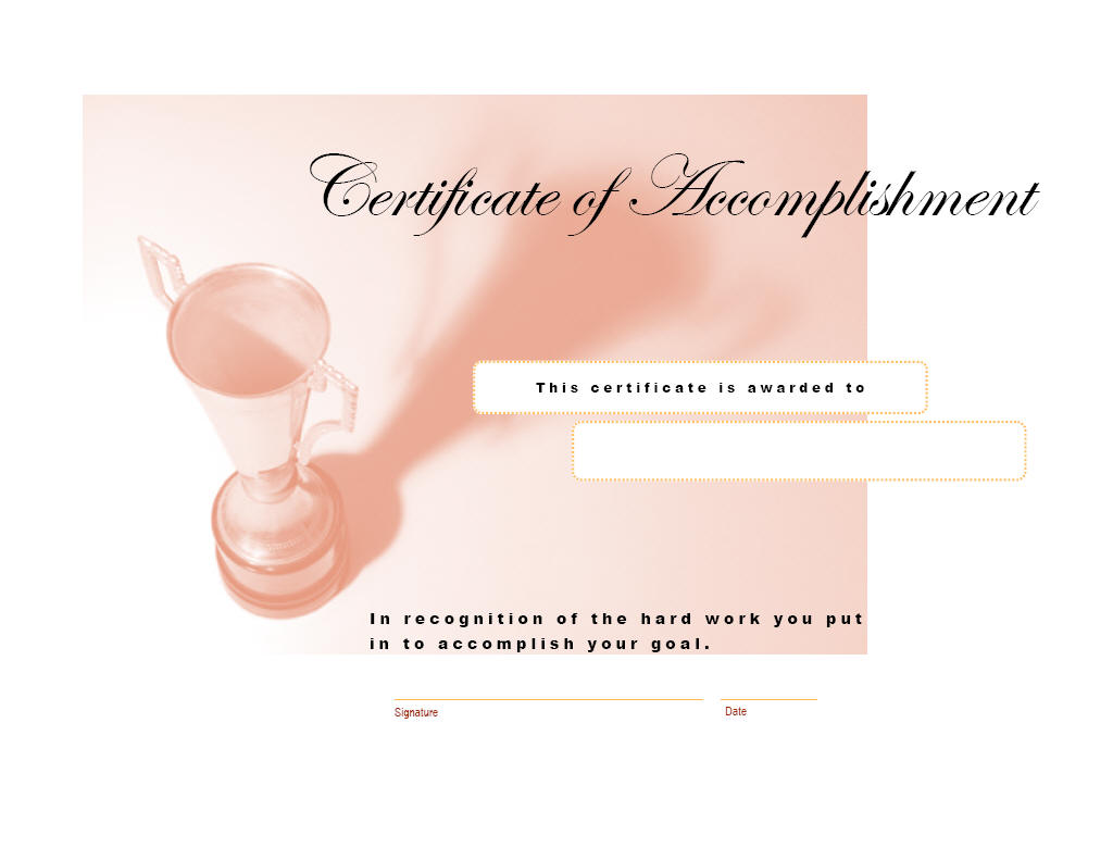 Certificate of Accomplishment #2